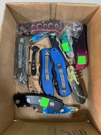 Pocket Knives Lot of 12 various styles