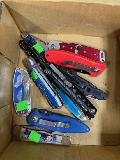 Pocket Knives Lot of 11 various styles