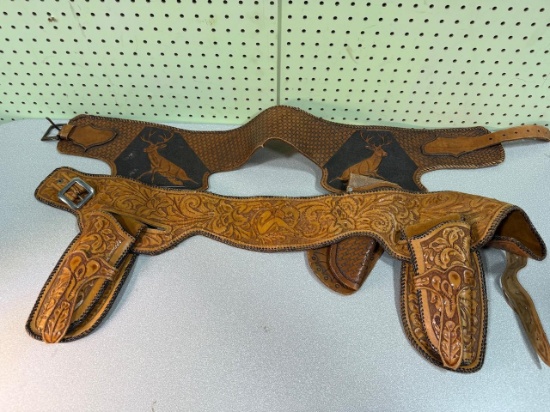 Holster Belts - 2 in lot, 2 Holster and 1 Holster