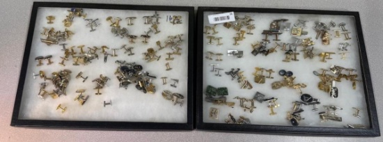 Collectible Cuff Links - 2 frames many sets