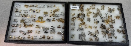 Collectible Cuff Links - 2 frames many sets