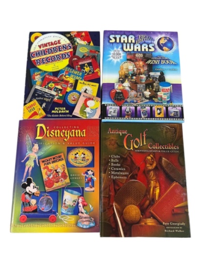 Collector Guides 4 total: Golf, Disney, Star Wars, Records