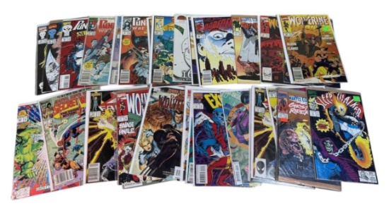 Marvel Comic Lot of 30 including Punisher, Wolverine