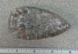 Arrowhead Fantasy Point Knapped from Glass measures 3 1/2