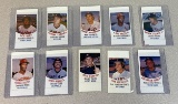 1977 Hostess Twinkies Cards lot of 10 uncut w/ Fidrych RC, Brett, Brock +