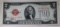 1928E U.S. $2.00 Banknote, Red Seal