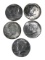5- 40% Silver Kennedy Half Dollars, sells times the money
