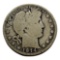 1914 Barber Half Dollar Coin, 90% Silver, US Mint