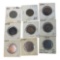 Collection of UK Coins: 5 New Pence, English Half Penny, 1921-1968