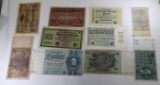 10- German Banknotes Collection from 1920s, Multiple Denominations, sells times the money