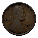 1914-S Lincoln Wheat Cent Coin, U.S. Mint