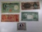5 pcs- Foreign Banknotes Collection: Italy, Brazil, Honduras, Bahamas, France, SELLS TIMES THE MONEY