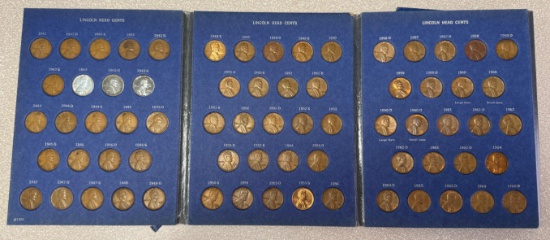 1941 and up Wheat Cent set in book