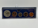 1966 United States Mint Special Mint Set, 5 Coins, Packaged in Hard Plastic