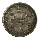 1893 Columbian Exposition Commemorative Half Dollar Coin