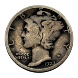 1923 Mercury Dime, United States of America, 90% Silver