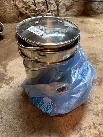 Stainless Steel Pots (4 - 6 Qt.) w/ Strainer270