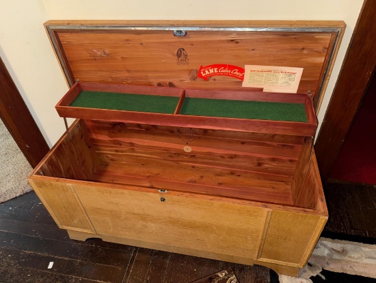 Lane Cedar chest 4 ft long, lock will be disabled and you can order a replacement from Lane