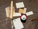 Marion lot including Houghton Cart Ephemera receipt books + Erie RR map