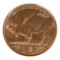 2015 Copper Bullion Coin, Native American & Buffalo Design, 1 AVDP oz
