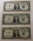 3- 1957 Silver Certificates, sells times the money
