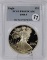 1988-S American Silver Eagle, PR69DCAM, 1 oz Fine Silver, PCGS Certified