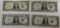 4- 1957A $1.00 Silver Certificates, sells times the money