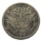 1908-O Barber Quarter, United States Coin, 90% Silver