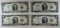 4- 1963 US $2 Red Seal United States Notes, sells times the money