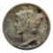 1924 Mercury Dime, United States Mint, 90% Silver