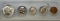 1966 US Coin Type set, 40% silver Half, in plastic holder