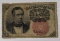 Series 1874 United States 10 Cents Fractional Currency Note, 4th Issue, Red Seal