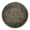 1860 Switzerland 1 Franc Coin, Silver
