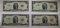 4- 1953 Red Seal $2.00 US notes, 1953, A,B,C, sells times the money