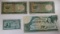 4 pcs- Vintage Vietnam 20 Dong, Laos 1 Kip, Cambodia 1000 Riels Currency, sells times the money
