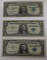 3- 1957 Silver Certificates, sells times the money