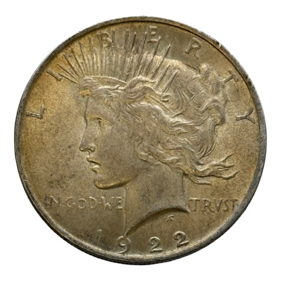 1922 Peace Silver Dollar, 90% silver