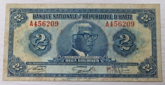Haiti 2 Gourdes Banknote