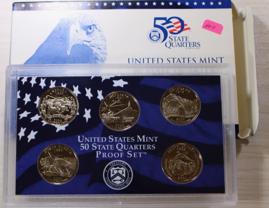 2006 United States Mint 50 State Quarters Proof Set, Original Packaging