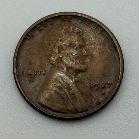 1927-S Lincoln Wheat Cent