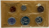 1961 U.S. Mint Coin PROOF Set, Philadelphia, Cent to Half Dollar, Original Packaging