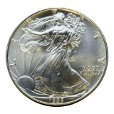 1995 United States Silver Eagle Coin, 1 oz .999 Fine Silver