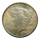 1923 Peace Silver Dollar, 90% silver