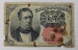 1874 U.S. 10 Cents Fractional Currency