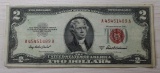 1953A Red Seal $2.00 Banknote