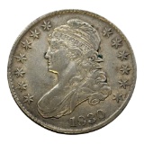 1830 United States Capped Bust Half Dollar Coin, Silver Composition