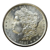1881-S Morgan Silver Dollar, 90% Silver