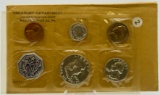 1962 Philadelphia Mint PROOF Coin Set, U.S. Mint, 5 Coins, Original Packaging