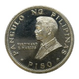 1970 Philippines Ferdinand E. Marcos & Pope Paul VI Commemorative Coin