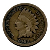 1863 United States Indian Head Cent, Bronze